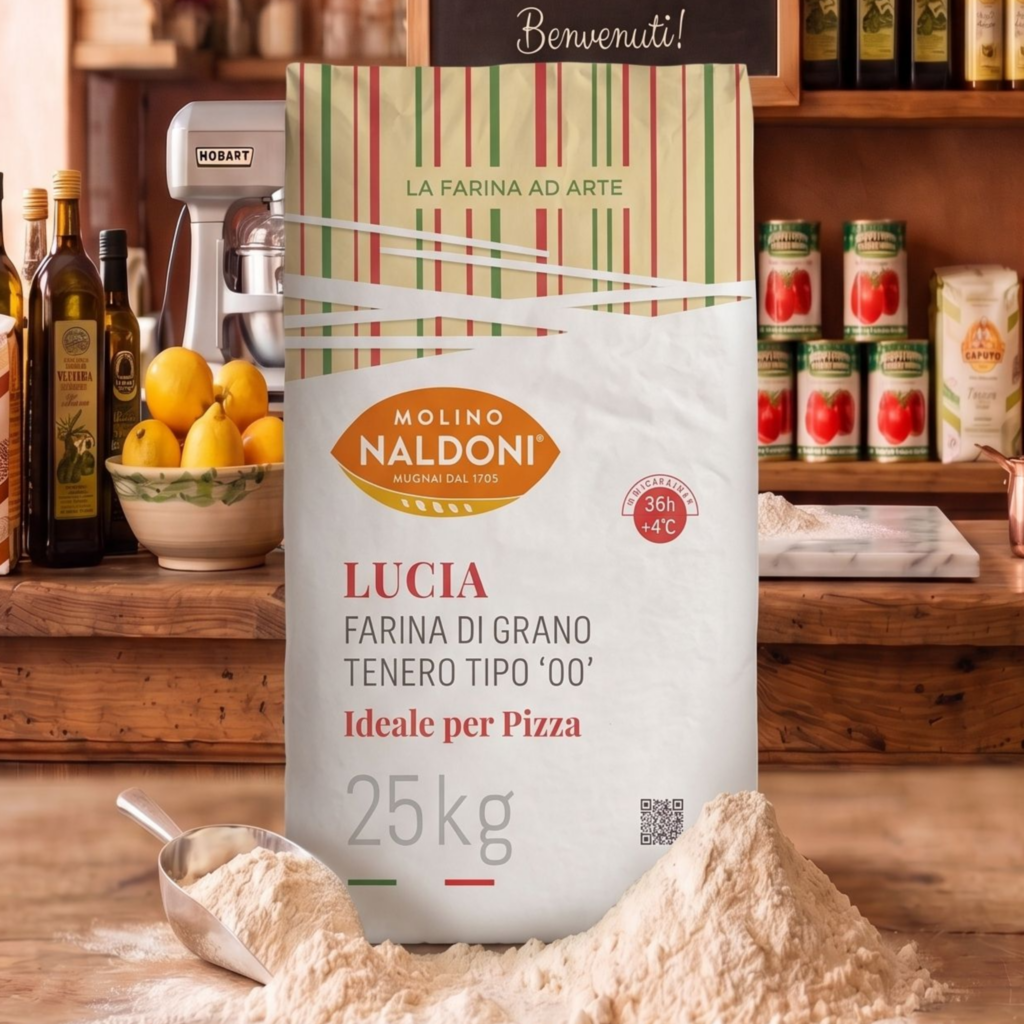 Lucia Múka na pizzu „00" W300 – 25 kg