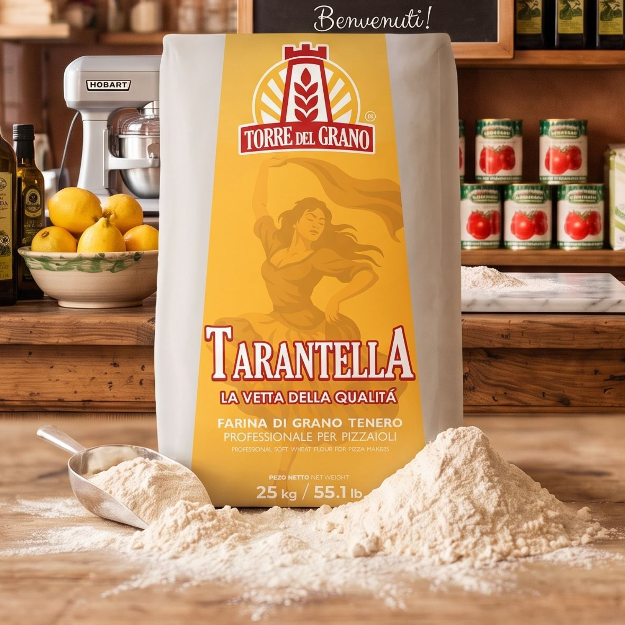 Torre del Grano Tarantella – múka na pizzu 25 kg